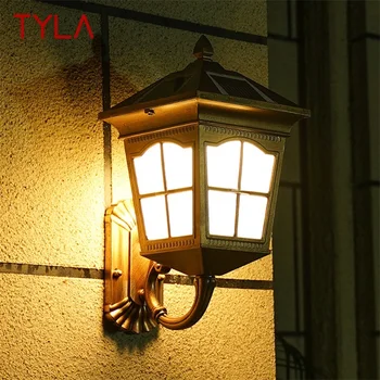 TYLA în aer liber, Solar Sconces Perete de Lumină LED-uri Impermeabil IP65 Moderne Lampa pentru Acasă Veranda Decorarea