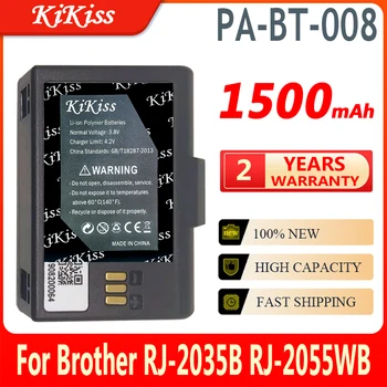 1500mAh KiKiss Puternic Baterie PA-BT-008 PABT008 Pentru Brother RJ-2035B RJ-2055WB Digital Baterii