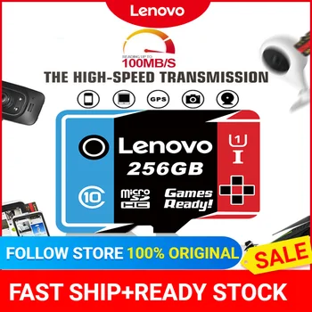 Lenovo U3 A1 V30 Clasa 10 Card Micro 64GB 128GB 256GB 512GB de Mare Viteză Card de Memorie SD TF Card Cu Adaptor Pentru Nintendo Comutator