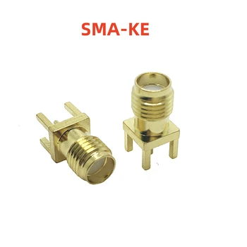 10buc Antena bază SMA-KE exterior șurub cu gaură interioară SMA-KHD offset picior conector SMA SMA female bază