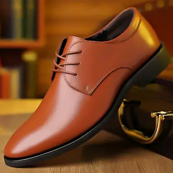 Nouă Bărbați Respirabil Pantofi de Piele Moale Negru din Piele Moale de Jos cel Mai bun Om al Oamenilor de Afaceri Uzura Formale de Mari Dimensiuni Pantofi Casual