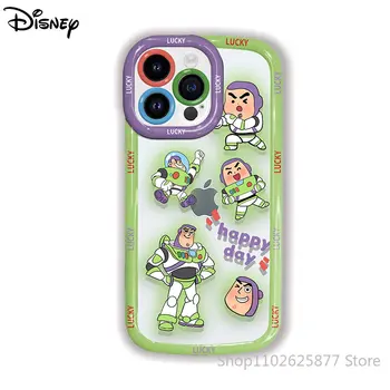 Disney Toy Story Buzz Lightyear Străin Telefon Caz Pentru iPhone 11 12 13 14 Pro Max XS XR Anti-toamna All Inclusive Capac de Protecție