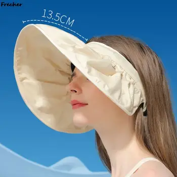 Protecție Solară Bentita De Sport În Aer Liber Palarie De Soare Gol De Top Pliabil Portabil Viziere Pălării De Plajă De Vară De Protecție Solară Floppy Capace