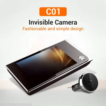 Escam C01 3.5 inch LCD Digital 120 Grade Peephole Viewer foto vizuale monitorizare electronică cat eye usa camerei