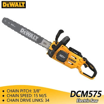 DEWALT DCM575 60V FlexVolt 40cm Brushless fără Fir Drujba Lemn Lumbering Ferăstrău Electric