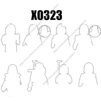 X0323 Cifrele de Acțiune de Film de accesorii Blocuri Caramizi jucării XH1794 XH1795 XH1796 XH1797 XH1798 XH1799 XH1800 XH1801