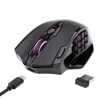 M913 Impact Elite Wireless Gaming Mouse-ul cu 16 Butoane Programabile, 16000 DPI, 80 Hr Baterie și Pro Senzor Optic