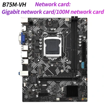 LGA-1155CPU PC Placa de baza PCI Express 16X B75M-VH Desktop Placa de baza 2*DDR3Memory M. 2 NVME USB3.0 SATA3.0