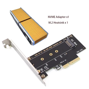 M2 NVMe SSD de unitati solid state Să PCIE 4.0 X4 Adaptor M pentru PCI Express 4.0 M. 2 NVME SSD cu Radiator de Aluminiu
