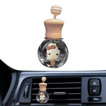 Mașină De Sticla De Parfum Pandantiv Desene Animate Lapte Ceai De Culoare Odorizant Agatat Sticlă De Parfum Difuzor Accesorii Auto