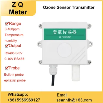 Industriale de înaltă precizie concentrație de ozon senzor aer toxice și nocive detector de gaz O3 emițător de alarmă de ieșire RS485