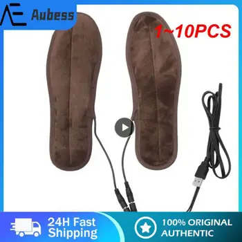 1~10BUC Încălzit Tălpi interioare de Iarnă Insertii de Pantofi USB Încărcat Electric Branțuri Pentru Pantofi Cizme Ține de Cald Cu Blana Jos Tampoane Pantofi Branț