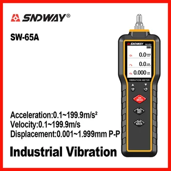 SNDWAY Portabile Vibrații Meter Digital Vibrații Instrument de Măsurare a Vibrațiilor Instrument SW-65A Sonda Analizador De Vibraciones