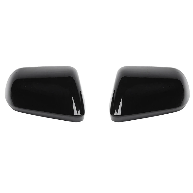 ABS Negru Usi Laterale Oglinda Retrovizoare Acoperi Tăiați Cojile Capac Piese de schimb Accesorii Pentru Ford Mustang 2015-2020
